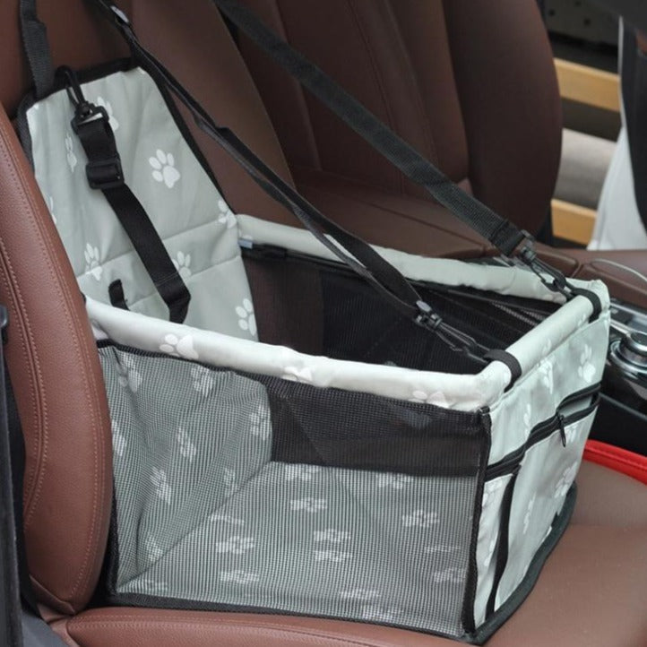 Folding Pet Car Seat Hammock – Waterproof Travel Carrier & Seat Protector for Dogs