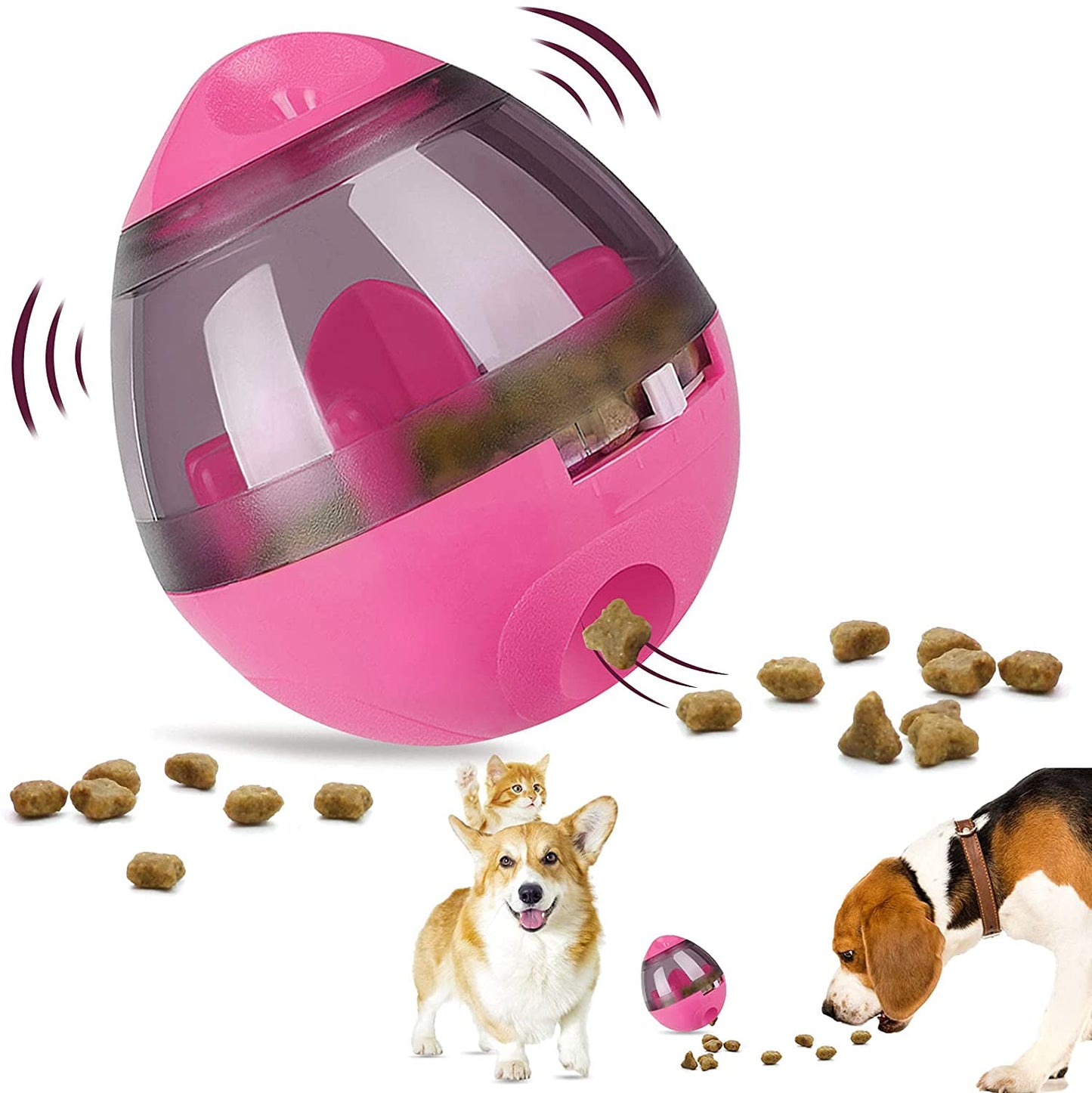 Interactive Pet Treat Ball β Food Dispenser Toy for Dogs & Cats