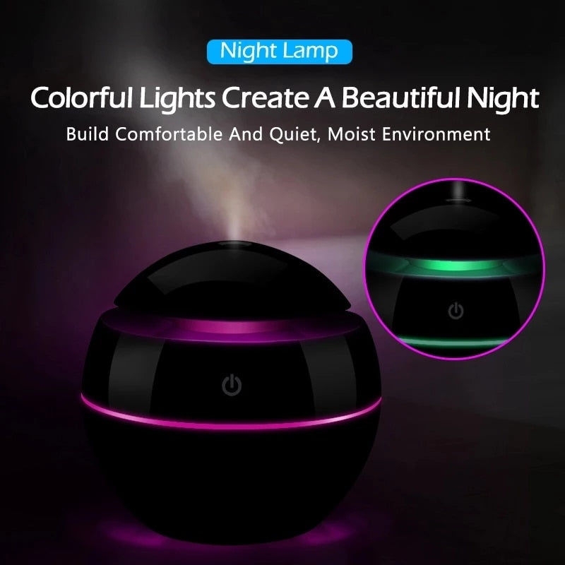 Aromatherapy Air Humidifier Diffuser – Ultrasonic Cool Mist Diffuser for Essential Oils