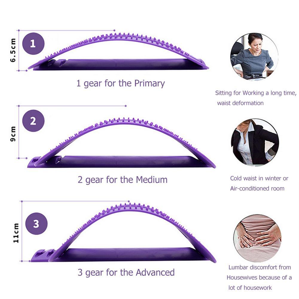 Back Pain Relief Massager β Ergonomic Spinal Stretcher & Muscle Relaxation Device