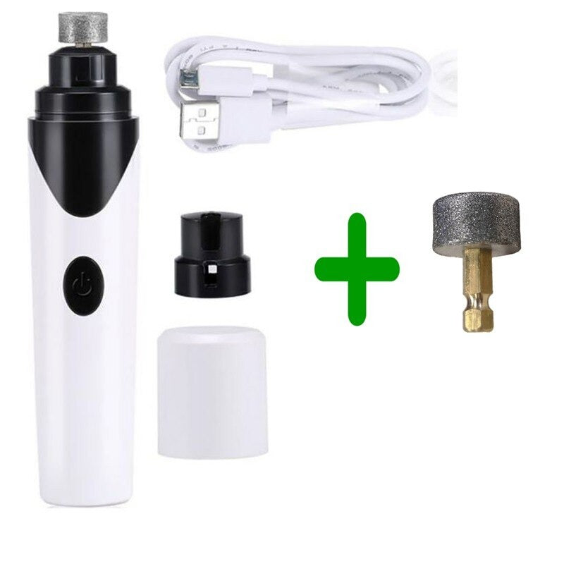 Electric Pet Nail Clipper – Painless Nail Grinder for Dogs & Cats