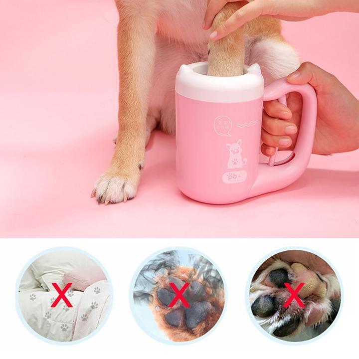 Portable Silicone Dog Paw Cleaner – Pet Paw Washing Cup for Mud & Dirt Removal