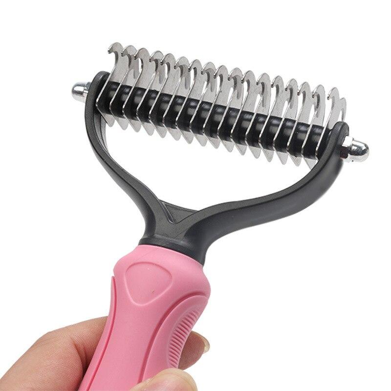Dog Grooming Knot Cutter – Pet Fur Dematting Tool for Tangles, Mats & Shedding