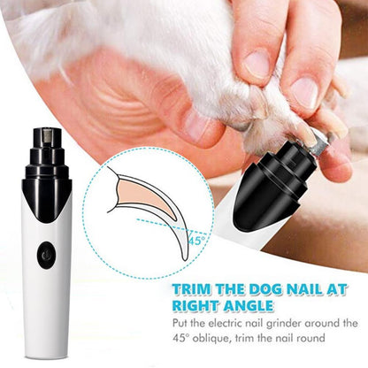 Electric Pet Nail Clipper – Painless Nail Grinder for Dogs & Cats