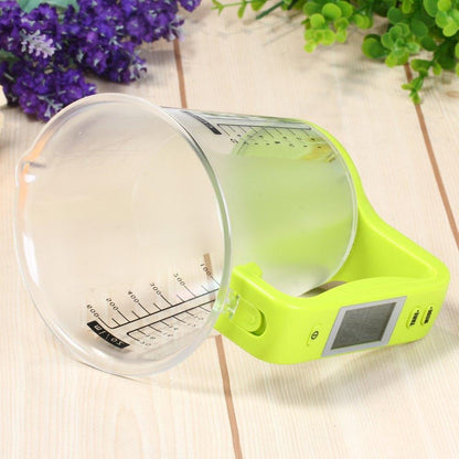 Digital Measuring Cup with LCD Display – Precise Kitchen Scale for Baking & Cooking