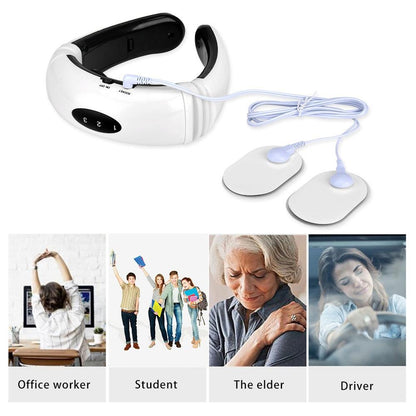 Electric Pulse Neck Massager – Magnetic Therapy Device for Pain Relief & Muscle Relaxation