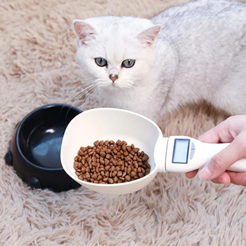 Electronic Pet Food Scale Cup – Digital Measuring Scoop for Dogs & Cats