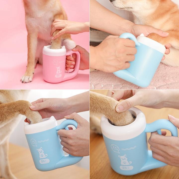 Portable Silicone Dog Paw Cleaner – Pet Paw Washing Cup for Mud & Dirt Removal