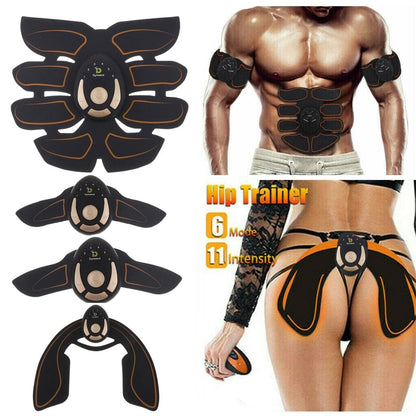 EMS Abs Muscle Stimulator – Wireless Abdominal Trainer for Toning & Core Strength