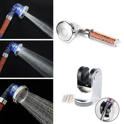 3-Mode Shower Head with Water Purifier – High-Pressure Filtered Shower for Home Spa Experience