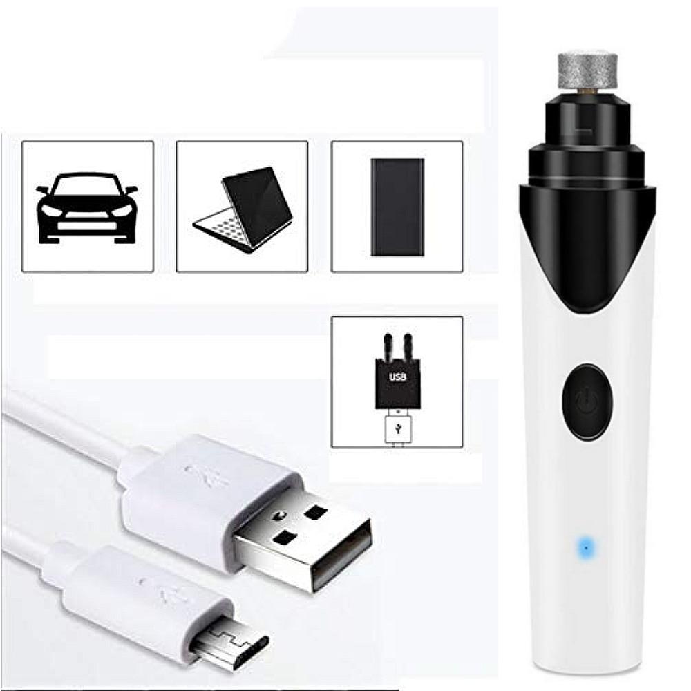 Electric Pet Nail Clipper – Painless Nail Grinder for Dogs & Cats