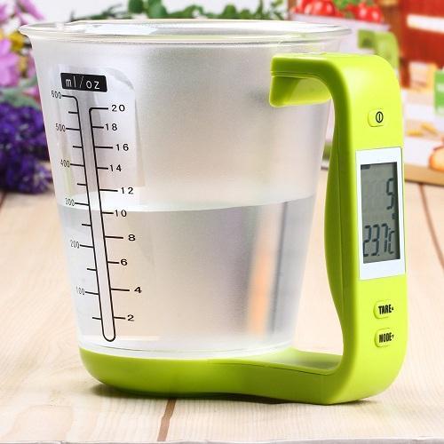 Digital Measuring Cup with LCD Display – Precise Kitchen Scale for Baking & Cooking