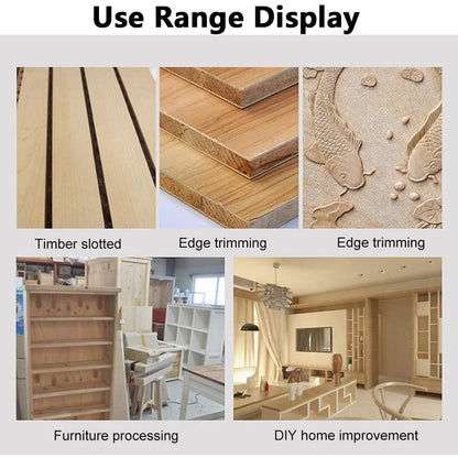 Electric Laminate Wood Trimmer – Handheld Edge Router Tool for Carpentry & DIY Projects