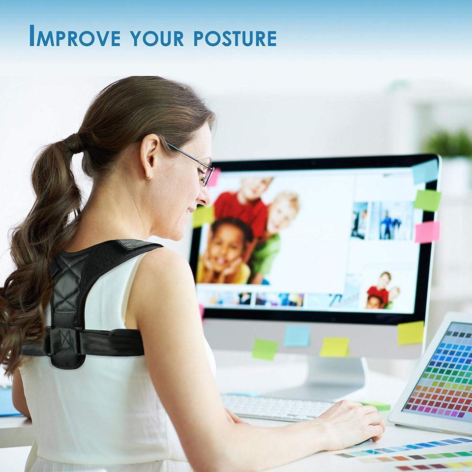 Adjustable Back Posture Corrector Belt – Medical Support Brace for Spine Alignment & Pain Relief