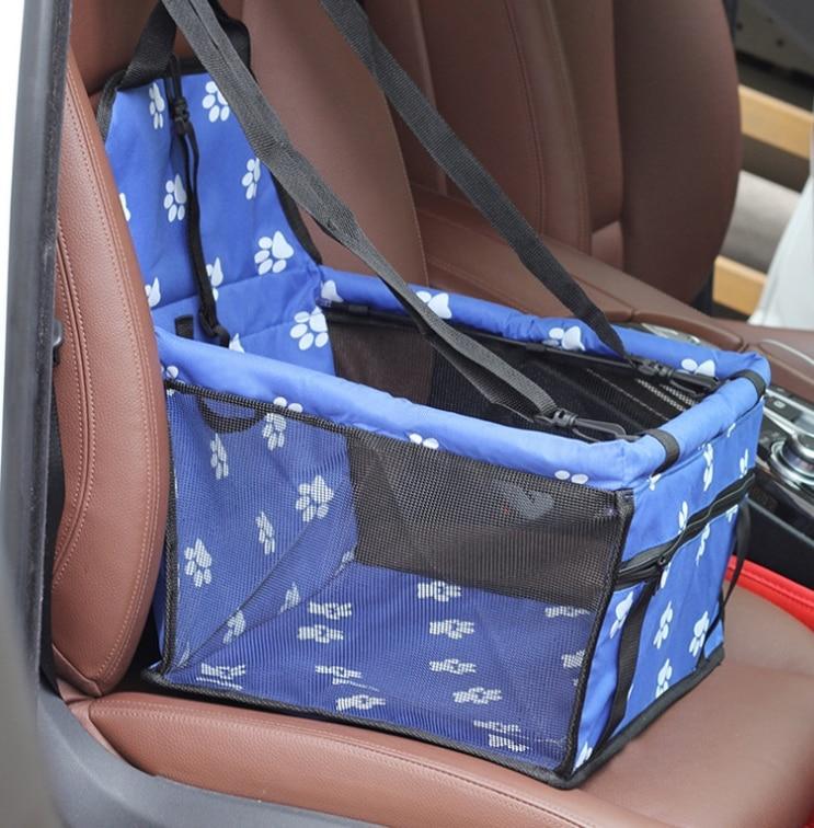 Folding Pet Car Seat Hammock – Waterproof Travel Carrier & Seat Protector for Dogs