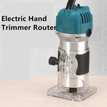 Electric Laminate Wood Trimmer – Handheld Edge Router Tool for Carpentry & DIY Projects