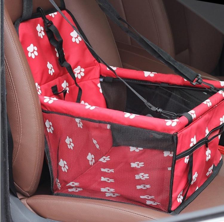 Folding Pet Car Seat Hammock – Waterproof Travel Carrier & Seat Protector for Dogs