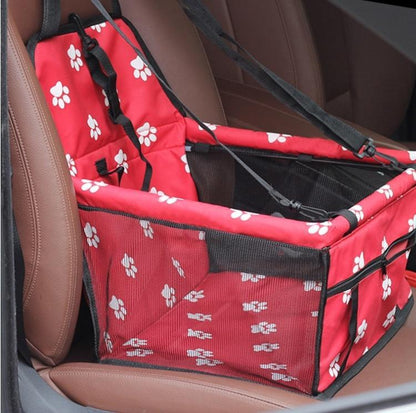 Folding Pet Car Seat Hammock – Waterproof Travel Carrier & Seat Protector for Dogs
