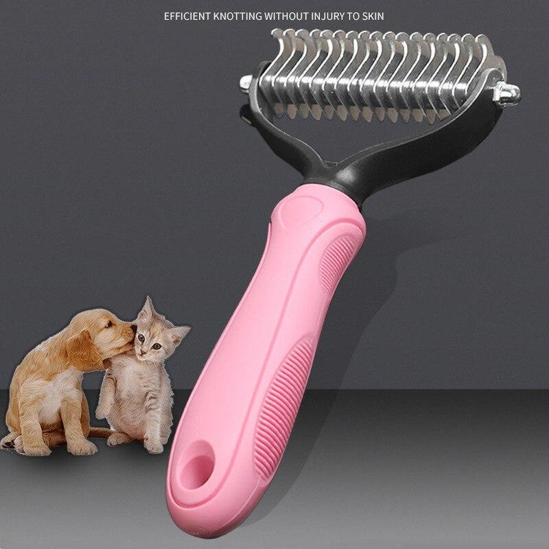 Dog Grooming Knot Cutter – Pet Fur Dematting Tool for Tangles, Mats & Shedding