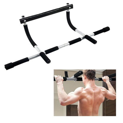 Adjustable Indoor Pull-Up Bar – Multi-Functional Doorway Fitness Bar for Home Workouts