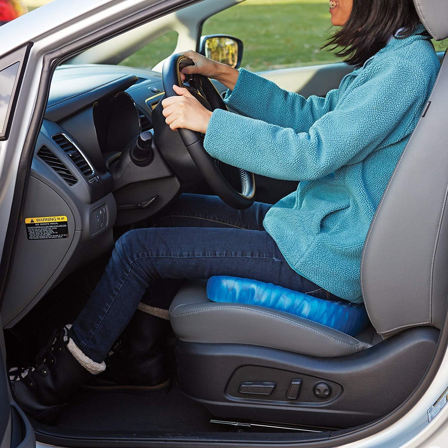 Elastic Silicone Egg Seat Cushion – Pressure Relief Pad for Office, Car & Home Use