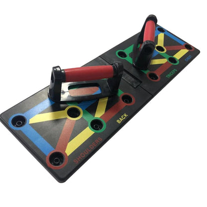 9-in-1 Push-Up Board System – Color-Coded Muscle Trainer for Full Body Workouts
